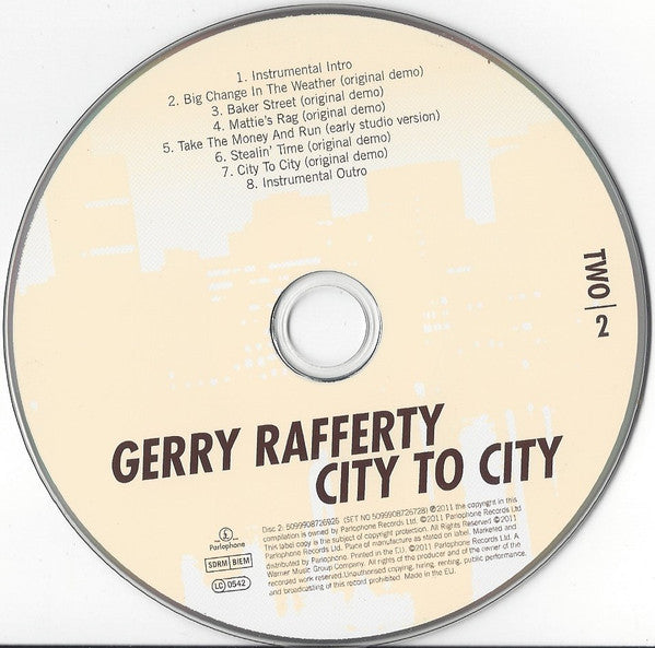 Gerry Rafferty : City To City (2xCD, Album, RE, RM, Col)
