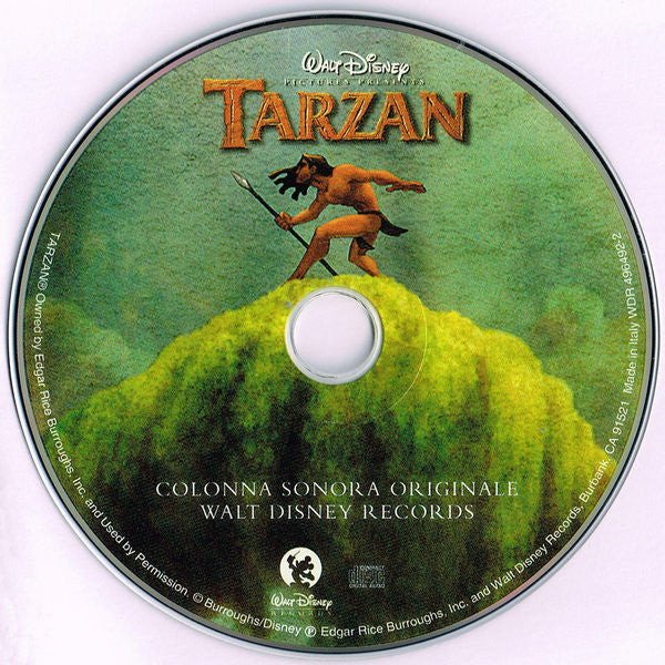 Phil Collins, Mark Mancina : Tarzan (Colonna Sonora Originale Walt Disney Records) (CD, Album, Enh)