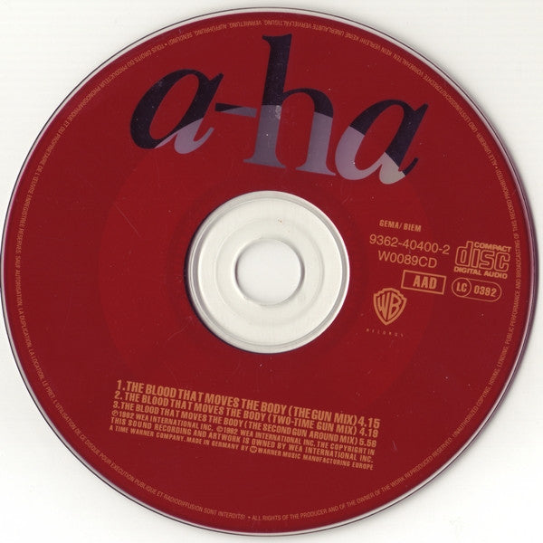 a-ha : The Blood That Moves The Body (CD, Single)