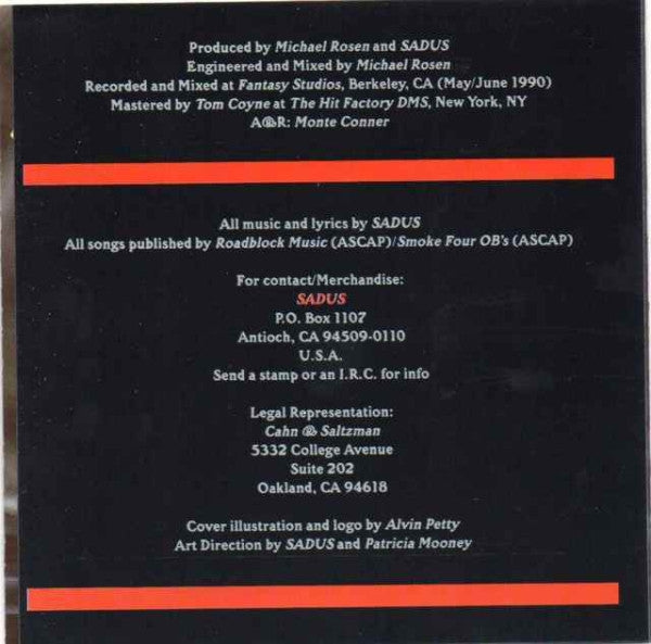 Sadus : Swallowed In Black (CD, Album)