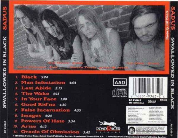 Sadus : Swallowed In Black (CD, Album)