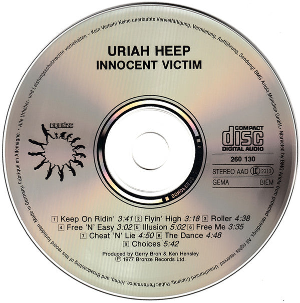 Uriah Heep : Innocent Victim (CD, Album)