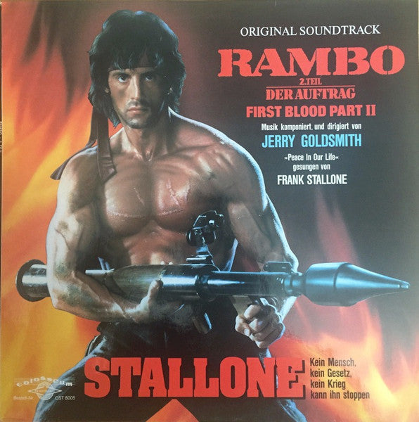 Jerry Goldsmith : Rambo: 2. Teil - Der Auftrag (Original Filmmusik) = Rambo: First Blood Part II (Original Soundtrack) (LP, Album)