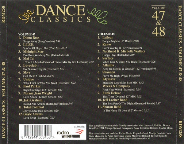Various : Dance Classics Volume 47 &amp; 48 (2xCD, Comp)