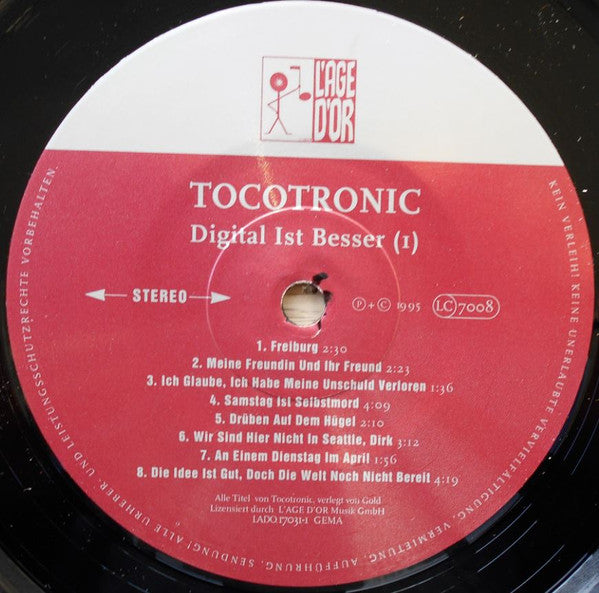 Tocotronic : Digital Ist Besser (LP, Album)