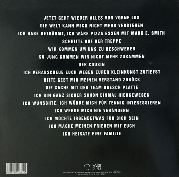 Tocotronic : Wir Kommen Um Uns Zu Beschweren (LP, Album)