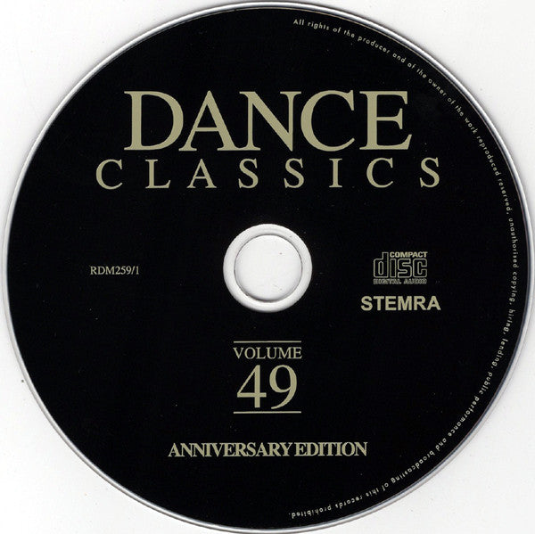 Various : Dance Classics Volume 49 &amp; 50 - Anniversary Edition (2xCD, Comp)