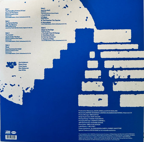 Yes : Tales From Topographic Tours (3xLP, RSD, Ltd)