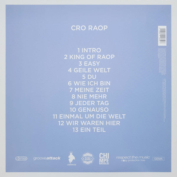 Cro : Raop (LP, Whi + CD + Album, Pre)