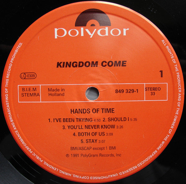 Kingdom Come (2) : Hands Of Time (LP, Album)