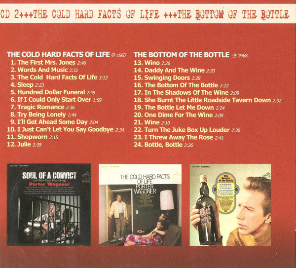 Porter Wagoner : The Cold Hard Facts Of Life (3xCD, Comp, RM)