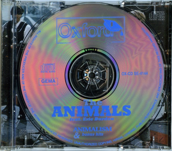 The Animals Feat. Eric Burdon : Animalism &amp; Bonus Hits (CD, Album, RE)