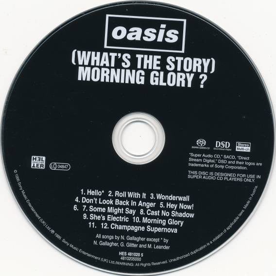Oasis (2) : (What&#39;s The Story) Morning Glory? (SACD, Multichannel, Album)