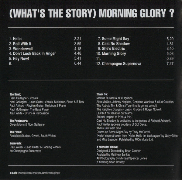 Oasis (2) : (What&#39;s The Story) Morning Glory? (SACD, Multichannel, Album)