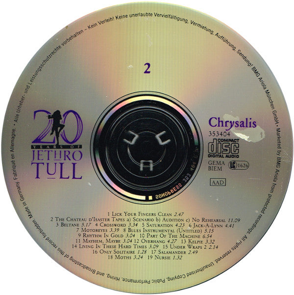 Jethro Tull : 20 Years Of Jethro Tull - The Definitive Collection (3xCD, Comp + Box)