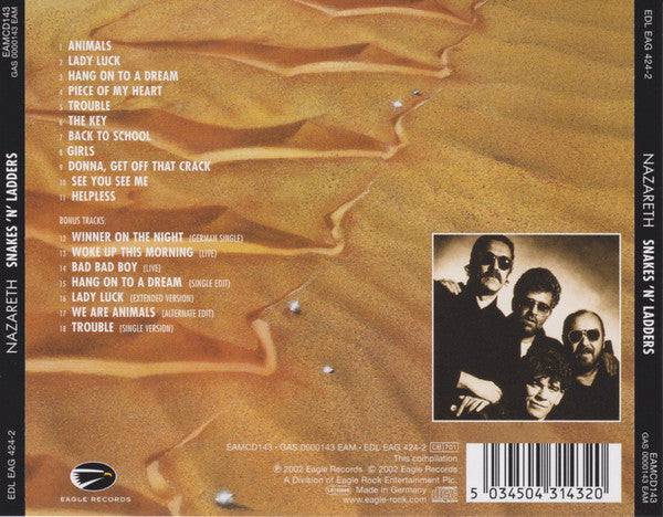 Nazareth (2) : Snakes 'N' Ladders (CD, Album, RE, RM)