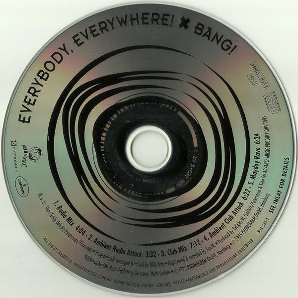 Bang! (3) : Everybody, Everywhere! [Move On Up] (CD, Maxi)