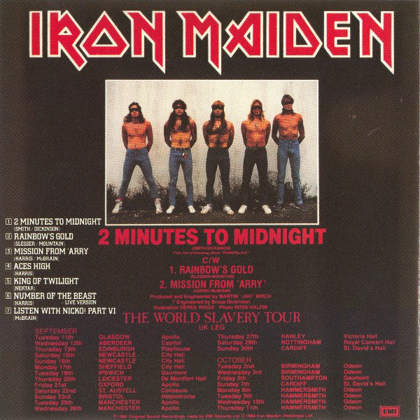 Iron Maiden : 2 Minutes To Midnight · Aces High (CD, Comp, Ltd)
