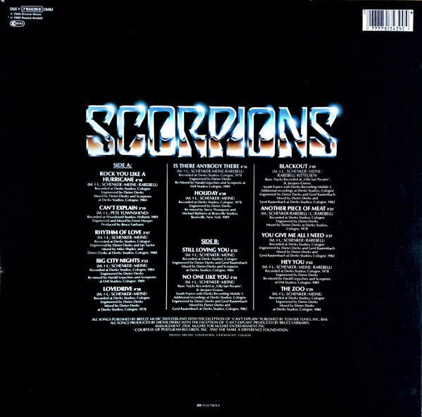 Scorpions : Best Of Rockers N' Ballads (LP, Comp, Ltd, Pic)