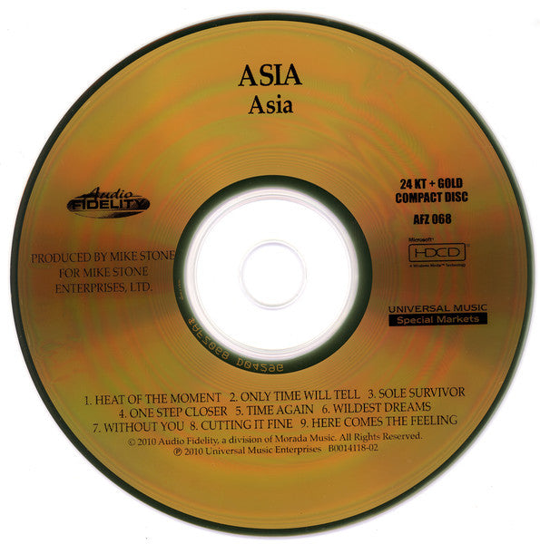Asia (2) : Asia (HDCD, Album, Ltd, Num, RE, RM)
