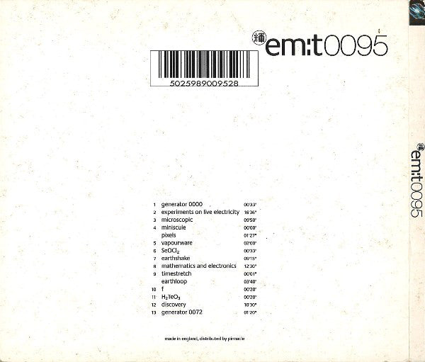 Gas (2) : Gas 0095 (CD, Album)