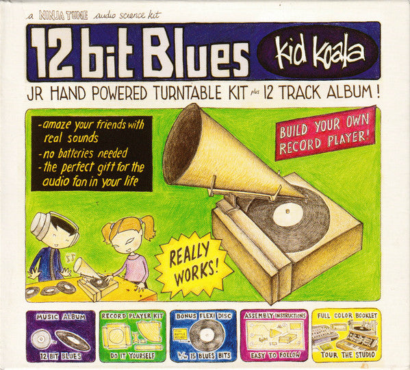 Kid Koala : 12 Bit Blues (CD, Album + Flexi, 5", S/Sided)