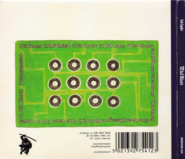 Kid Koala : 12 Bit Blues (CD, Album + Flexi, 5", S/Sided)