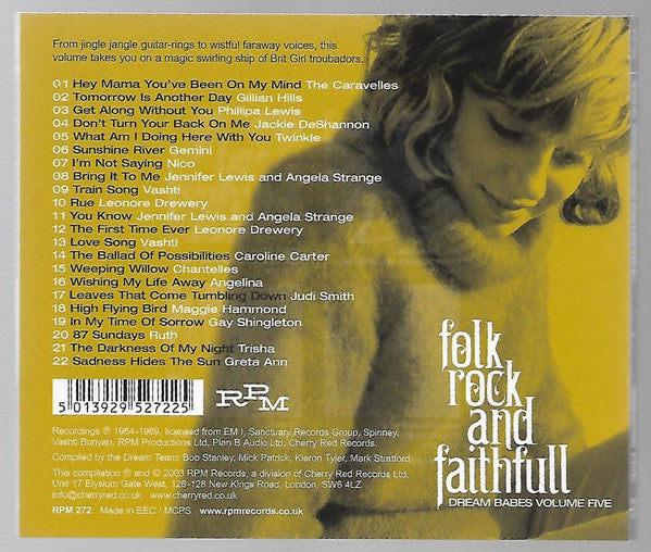 Various : Folk Rock And Faithfull (Dream Babes Volume Five) (CD, Comp)