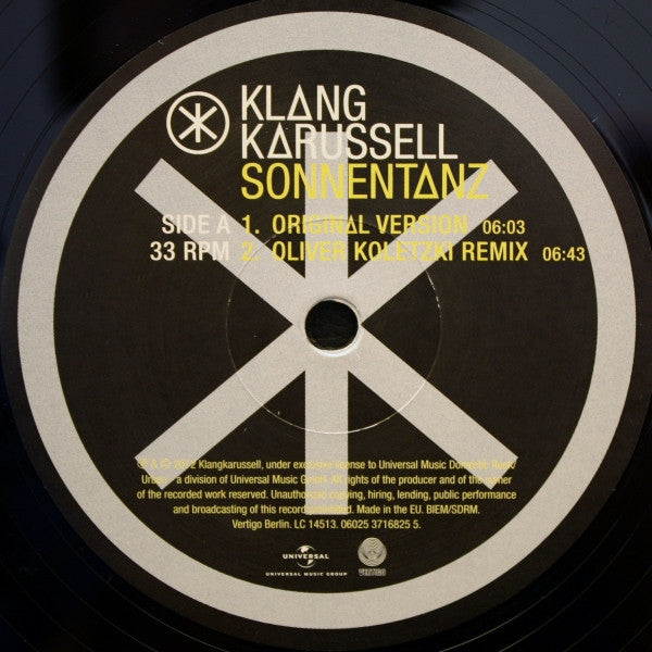 Klangkarussell : Sonnentanz (12", Single)