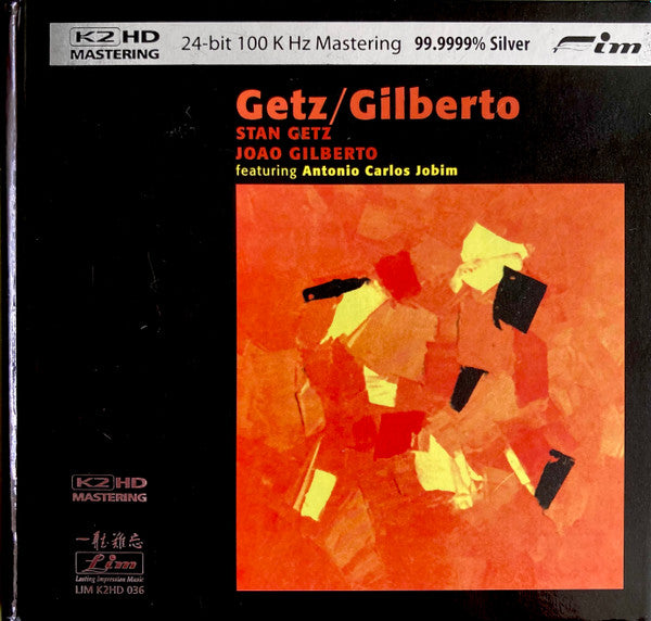 Stan Getz / João Gilberto Featuring Antonio Carlos Jobim : Getz / Gilberto (CD, Album, RE, RM)