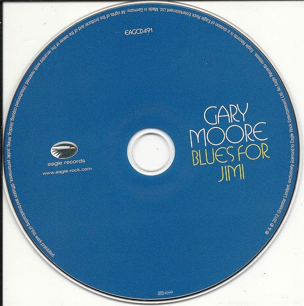 Gary Moore : Blues For Jimi (CD, Album)