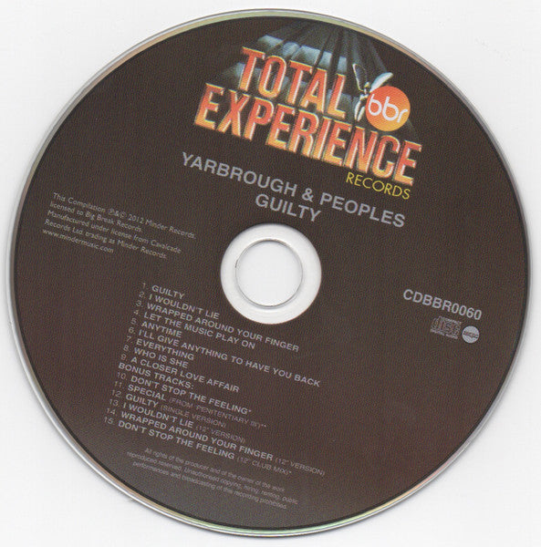 Yarbrough &amp; Peoples : Guilty (CD, Album, RE, RM)
