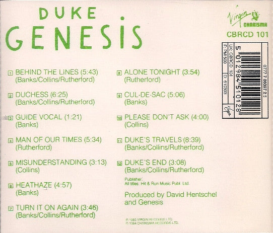 Genesis : Duke (CD, Album, RE)