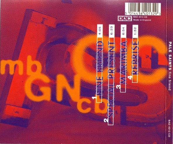 Pale Saints : Fine Friend (CD, Single)