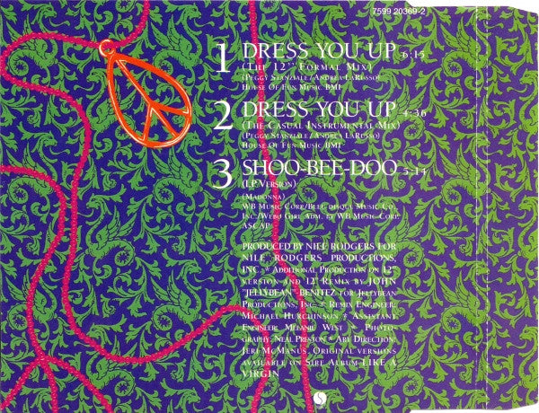 Madonna : Dress You Up (CD, Single, RE)