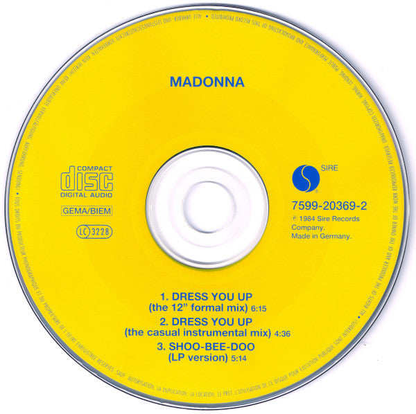 Madonna : Dress You Up (CD, Single, RE)