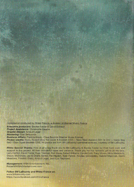 Bill LaBounty : Time Starts Now: The Definitive Anthology 75/11 (4xCD, Comp + Box)