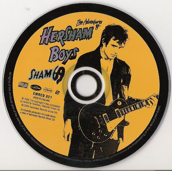 Sham 69 : The Adventures Of Hersham Boys (CD, Album, RE)