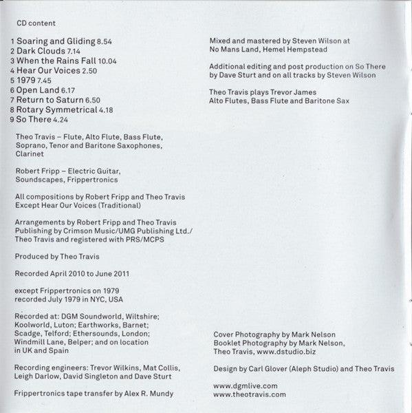 Travis &amp; Fripp : Follow (CD, Album + DVD-V, Multichannel + Dig)