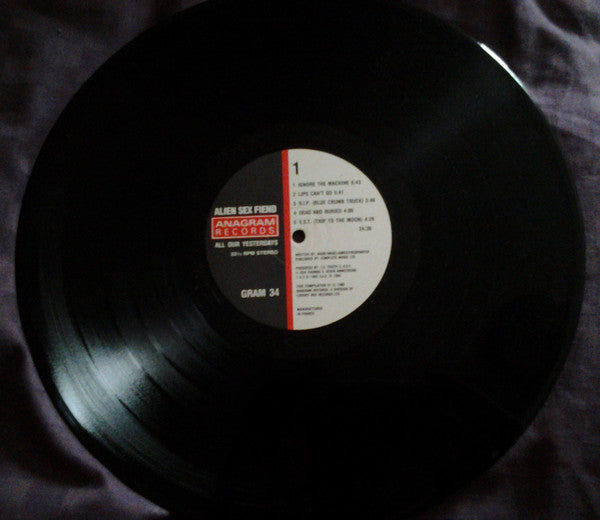 Alien Sex Fiend : All Our Yesterdays (LP, Comp)