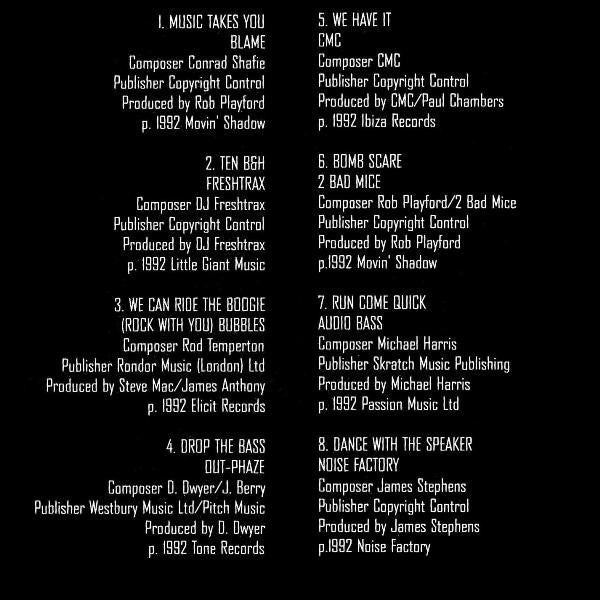 Various : Jungle Tekno Volume One (CD, Comp)