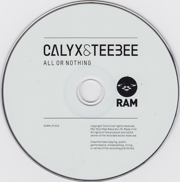 Calyx &amp; TeeBee : All Or Nothing (CD, Album)