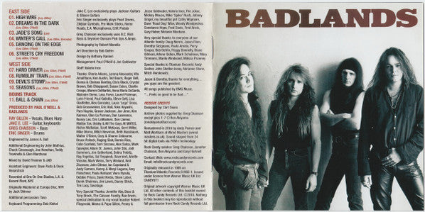 Badlands (2) : Badlands (CD, Album, RE, RM)