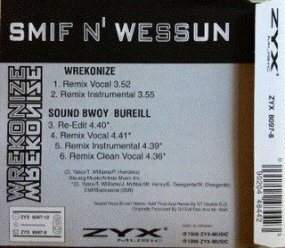 Smif-N-Wessun : Wrekonize (CD, Maxi)