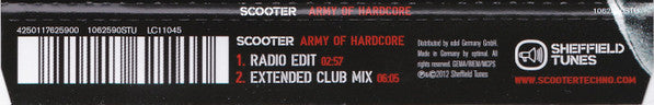 Scooter : Army Of Hardcore (CD, Single)