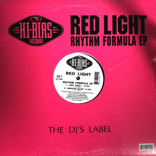 Red Light : Rhythm Formula EP (12&quot;, EP)