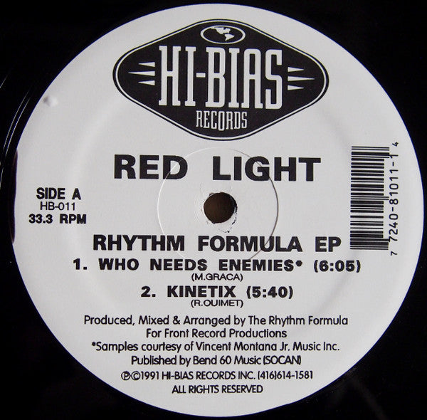 Red Light : Rhythm Formula EP (12&quot;, EP)