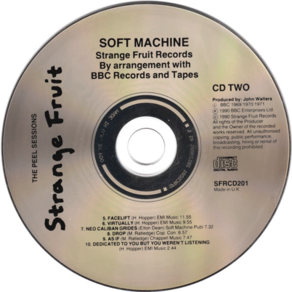 Soft Machine : The Peel Sessions (2xCD, Album)