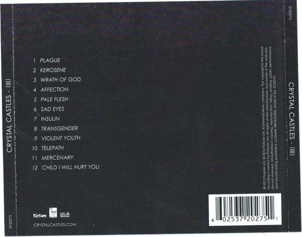 Crystal Castles : (III) (CD, Album)
