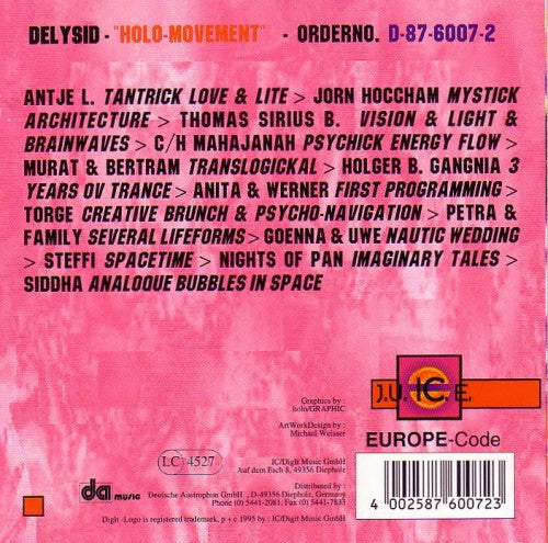 Delysid* : Holo Movement (CD, Album)